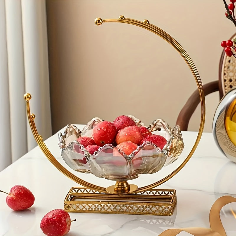 Luxury Gold & Crystal Flower Wall Sconce