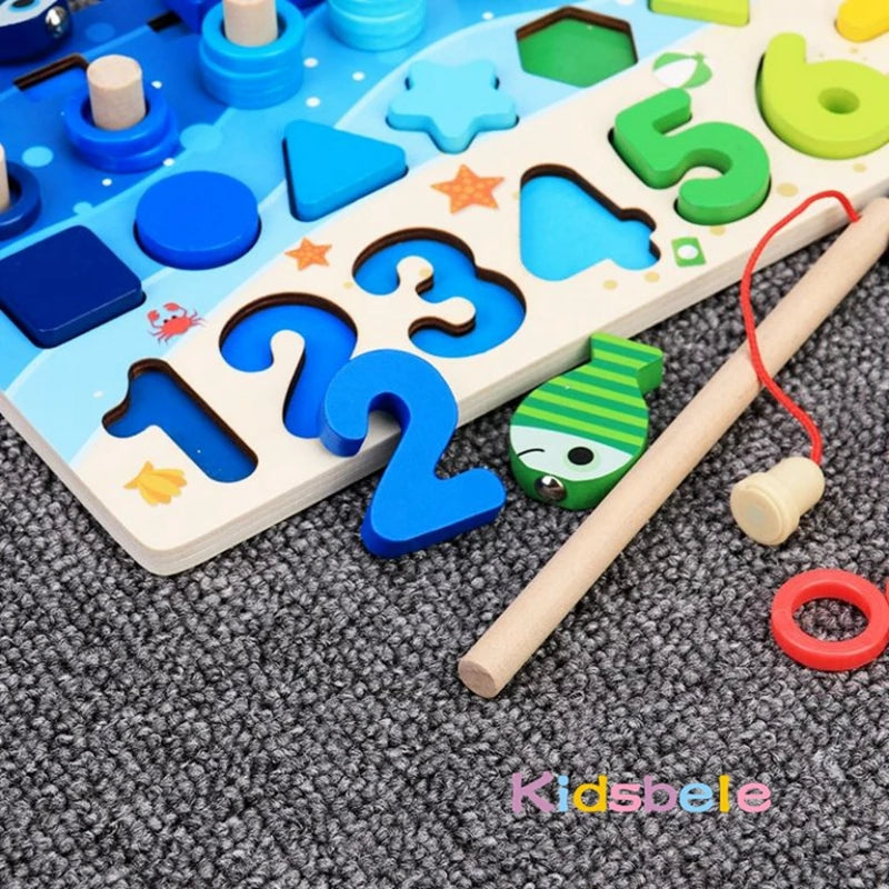 Montessori 5-in-1 Educational Counting Board