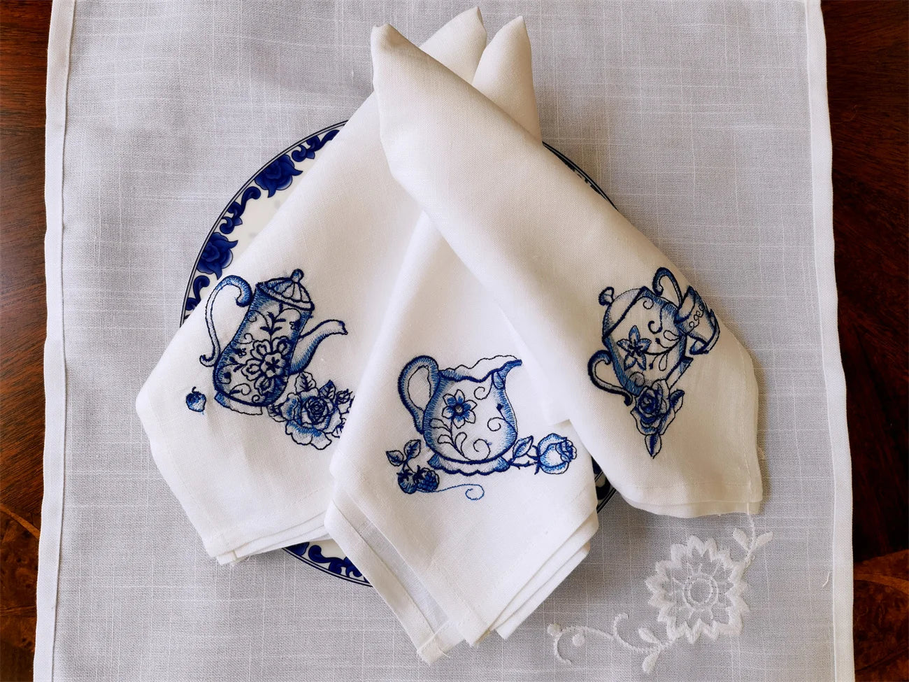 Camellia Home Blue White Elegant