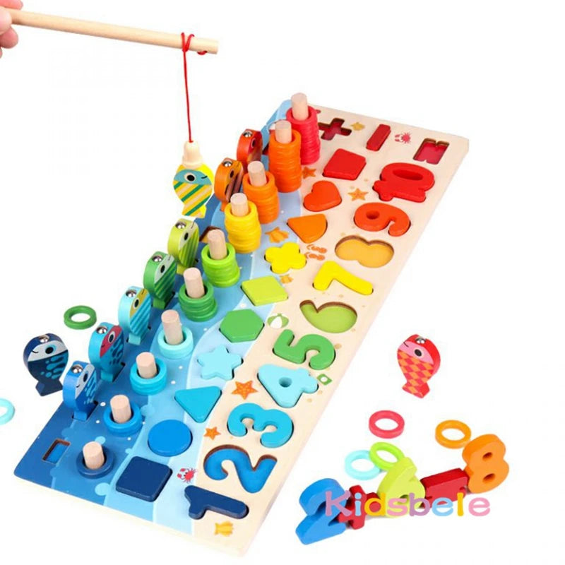 Montessori 5-in-1 Educational Counting Board