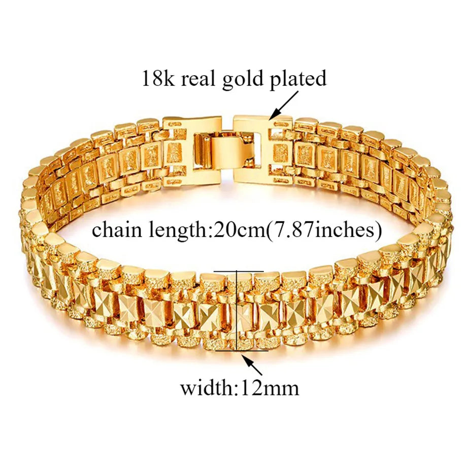 Male Bracelet Women Jewelry 12MM