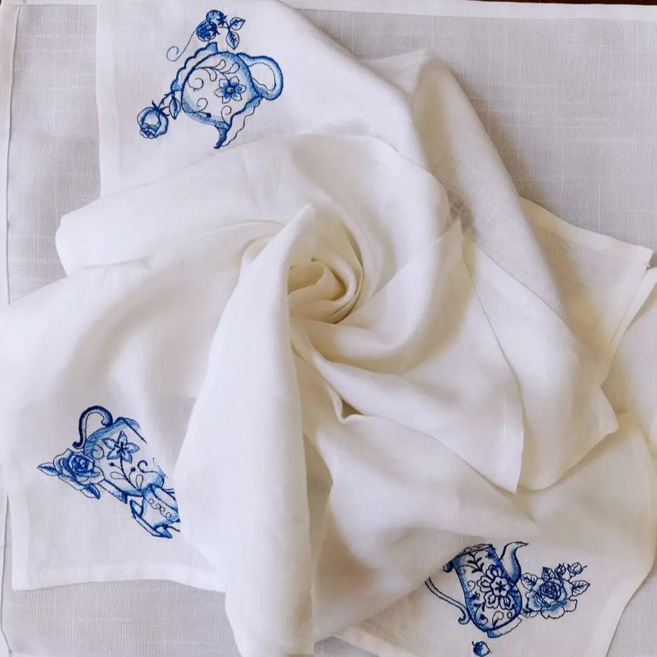 Camellia Home Blue White Elegant