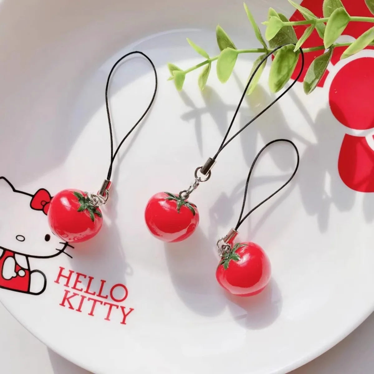 Cherry Hello Kitty Keychain