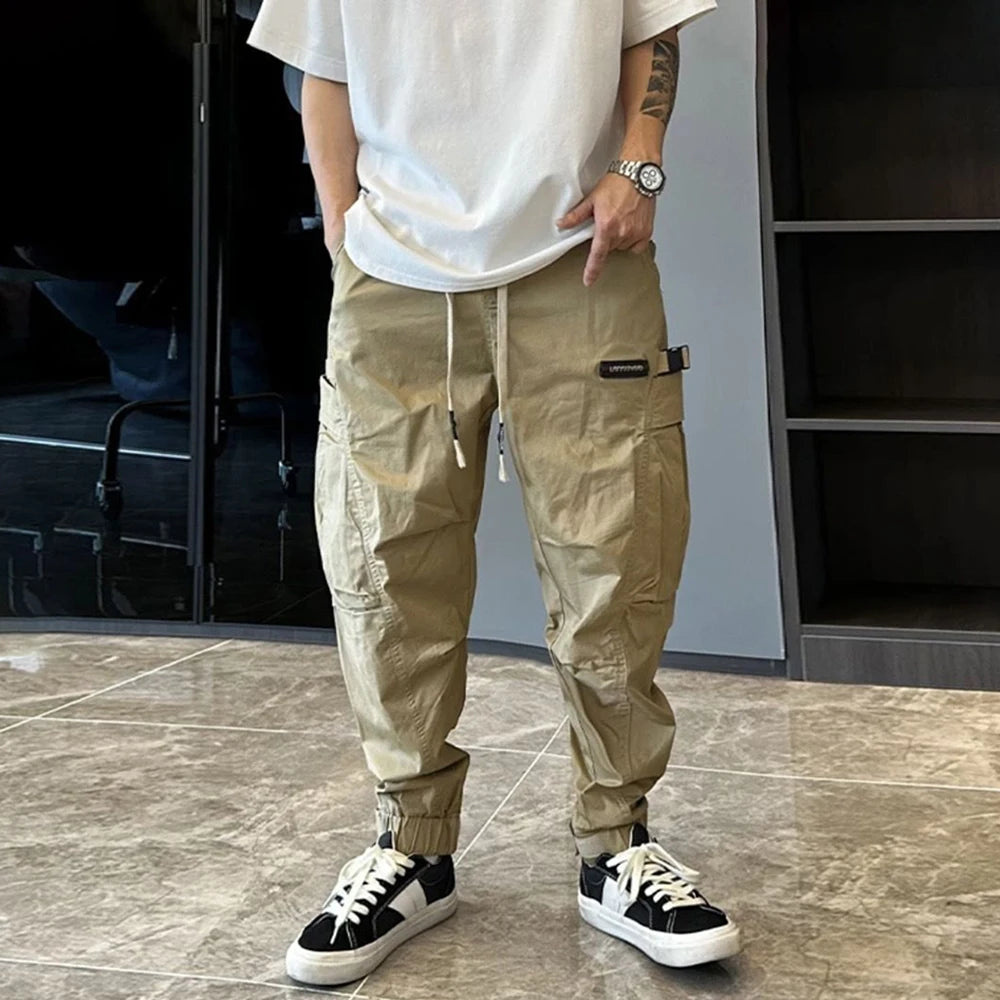 Nylon Tactical Cargo Joggers