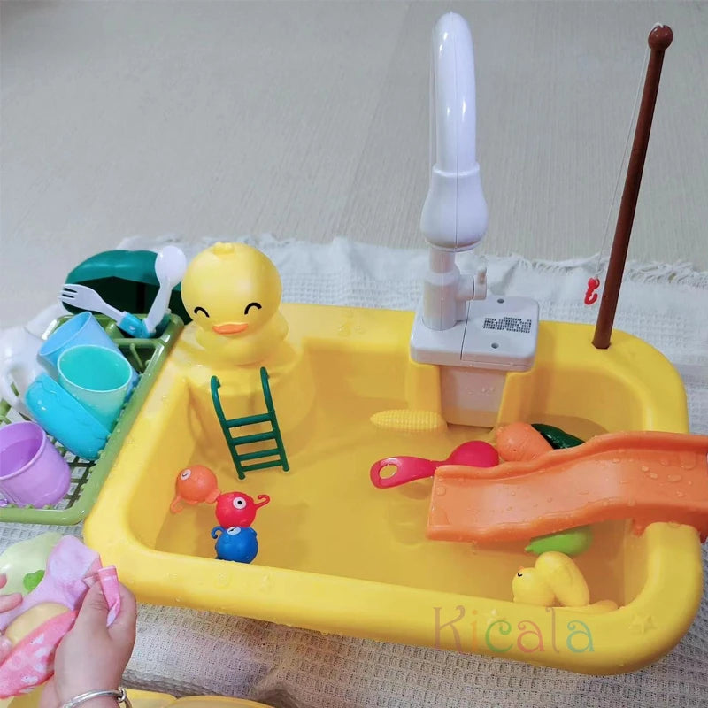 Interactive Duck-Themed Bath & Water Table Toy