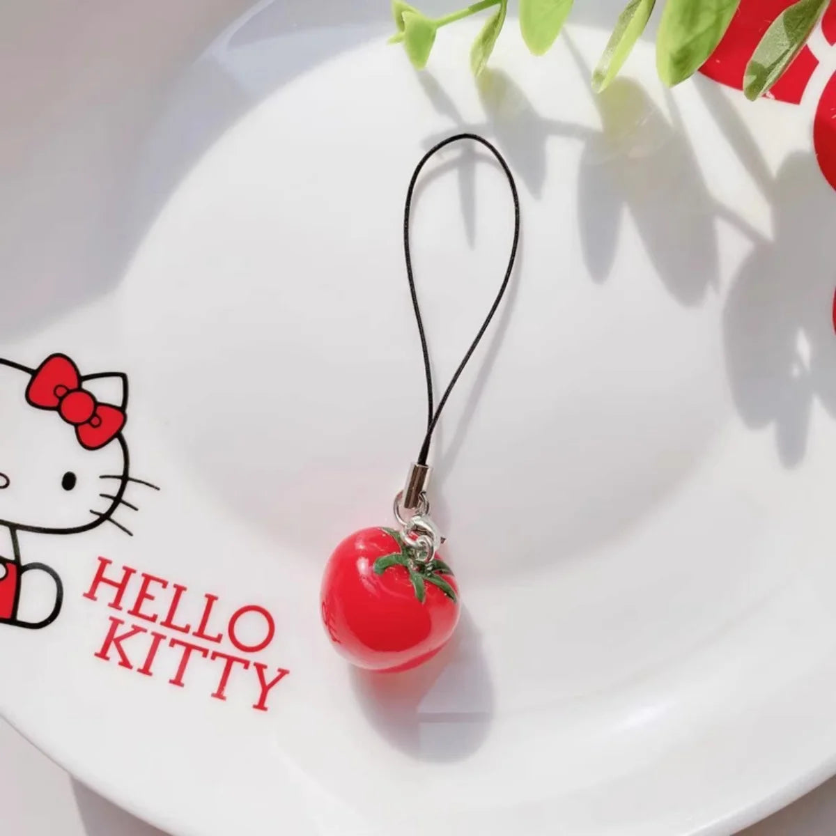 Cherry Hello Kitty Keychain