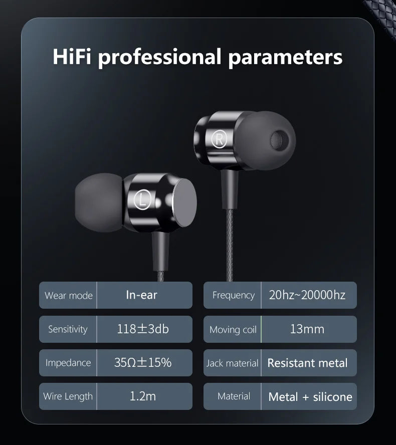 90° L-Shaped Plug Gaming Earbuds for Mobile