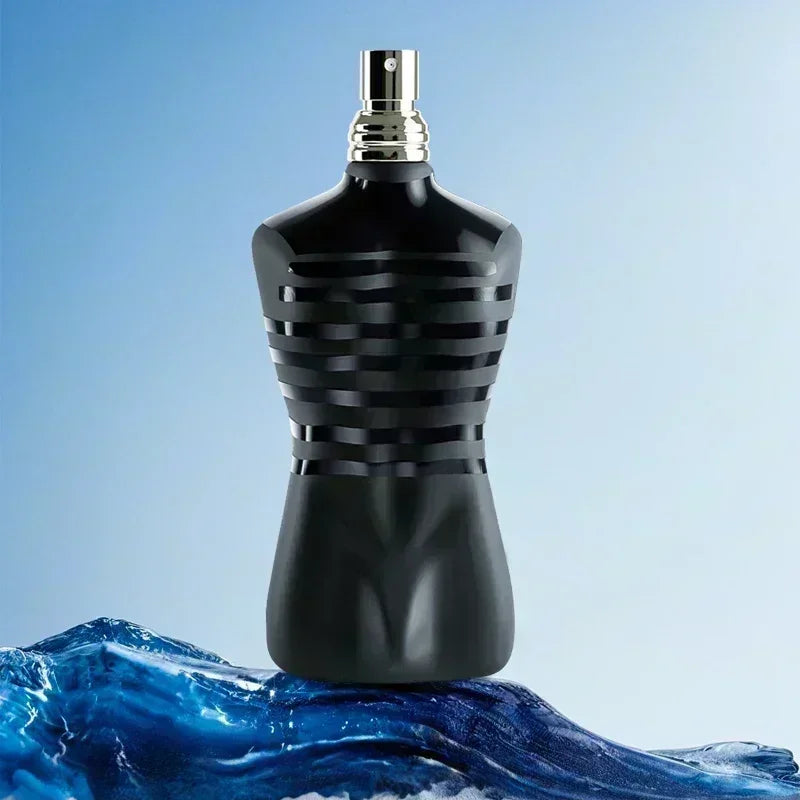 Iconic Sculptural Men's Fragrance Bottle (Navy/Black)