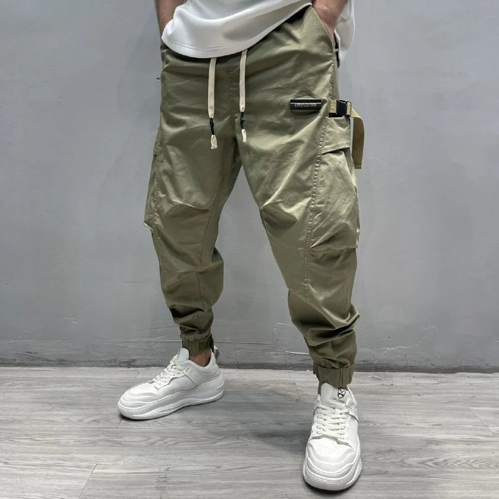 Nylon Tactical Cargo Joggers