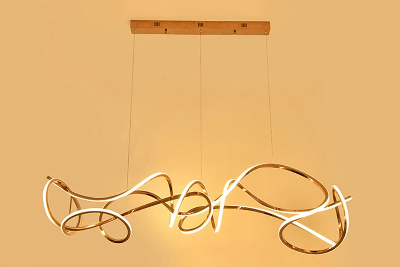 Modern Abstract LED Chandelier