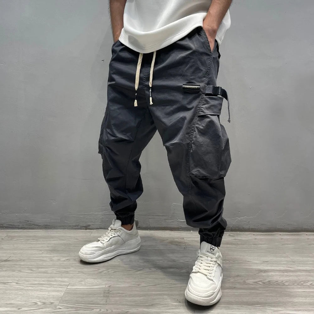 Nylon Tactical Cargo Joggers
