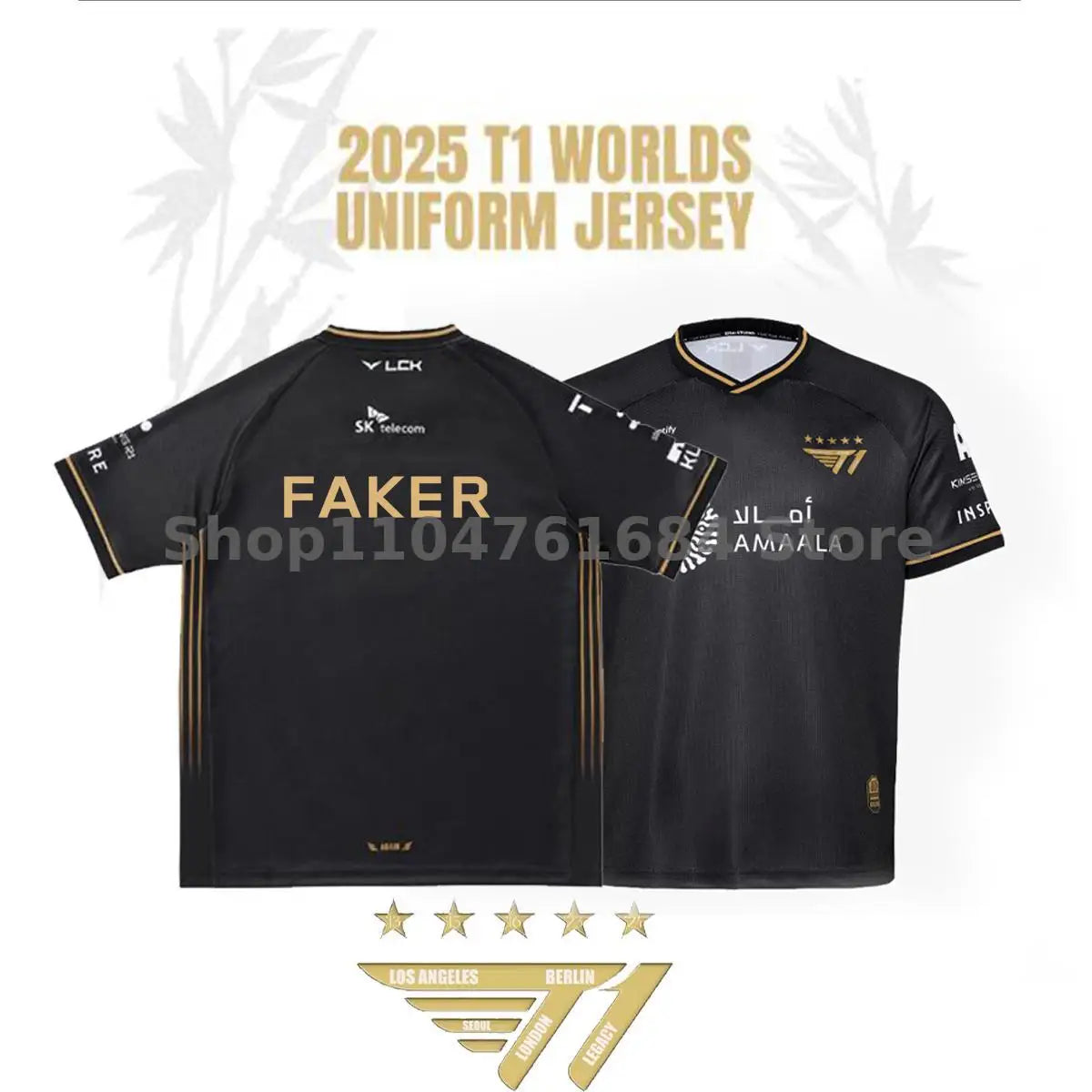 T1 2025 Worlds Jersey – Limited Edition Esports Uniform