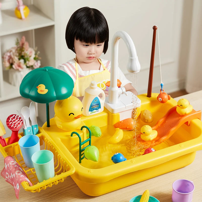 Interactive Duck-Themed Bath & Water Table Toy