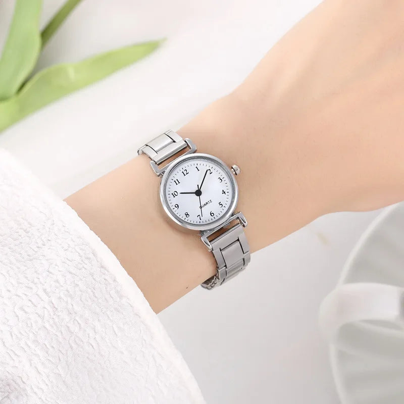 Everyday Silver Link Band Analog Watch