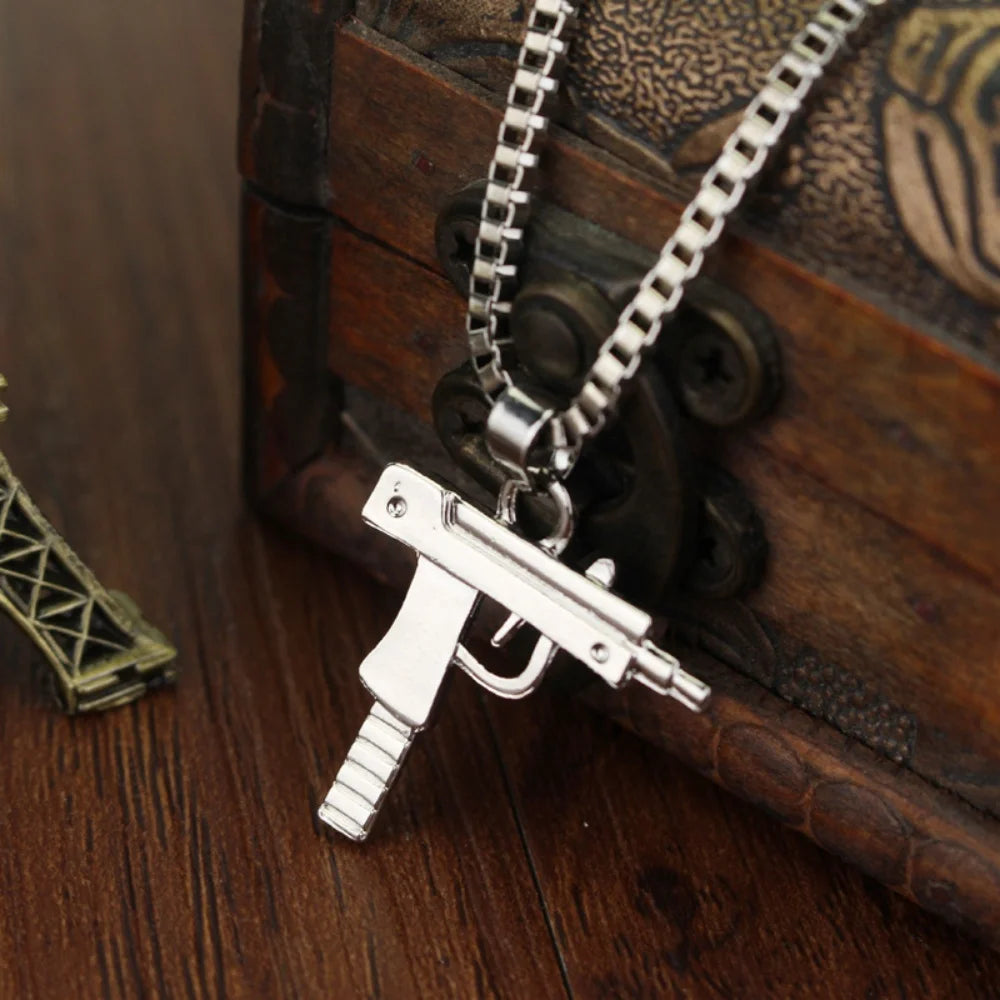 ﻿ Detailed Firearm Pendant Chain