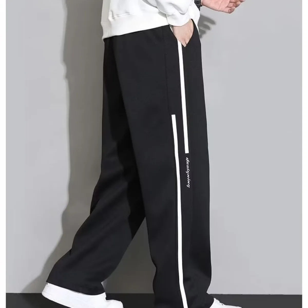 Baggy Stripe Track Pants