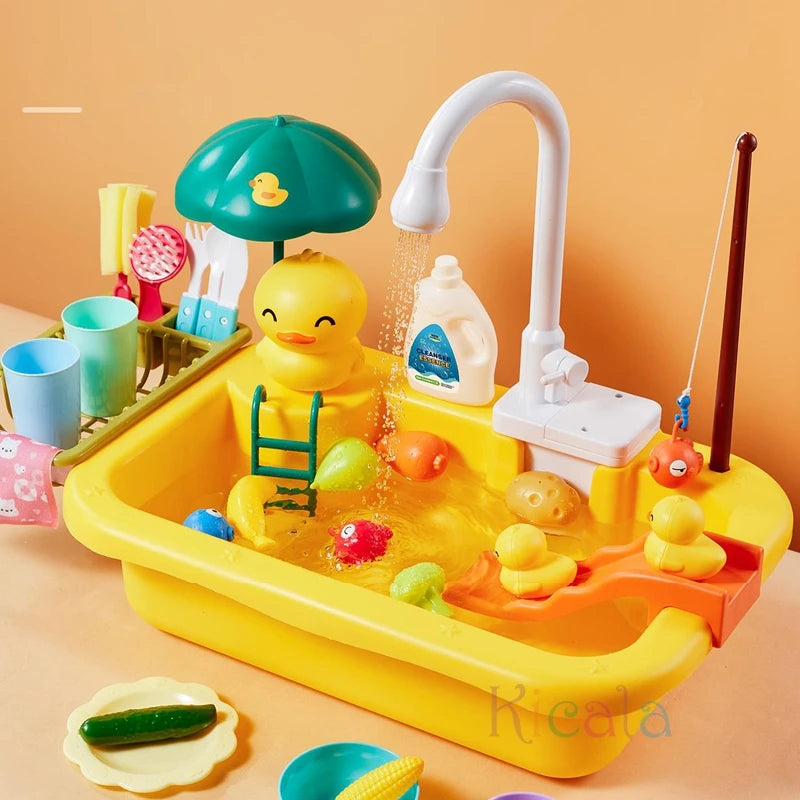 Interactive Duck-Themed Bath & Water Table Toy