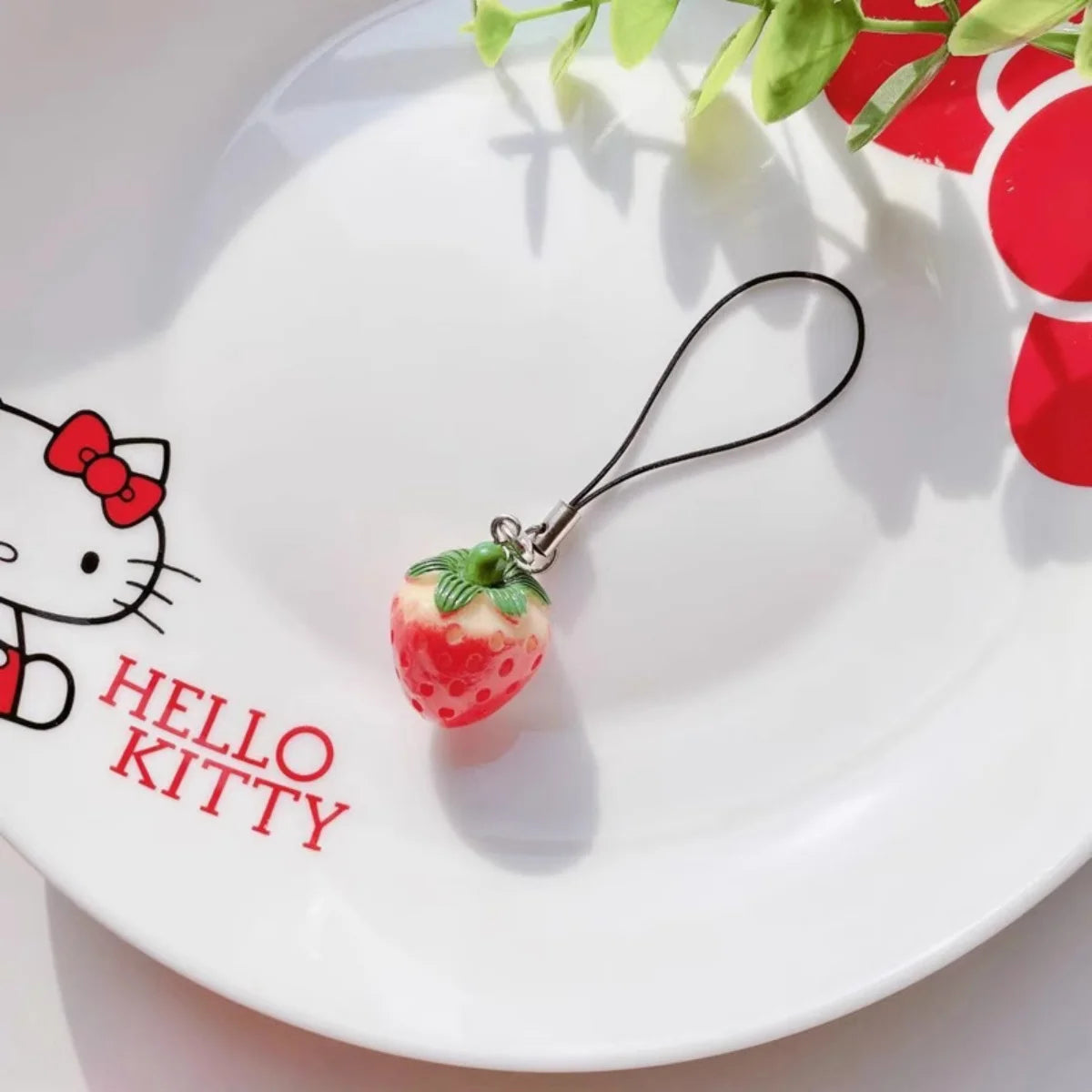 Cherry Hello Kitty Keychain