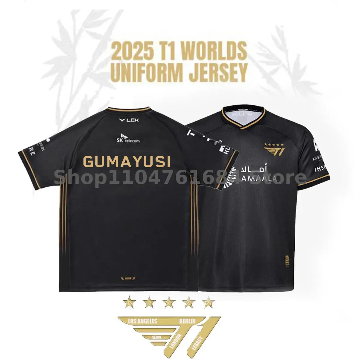 T1 2025 Worlds Jersey – Limited Edition Esports Uniform