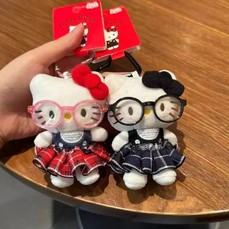 Plaid Hello Kitty Keychain Set