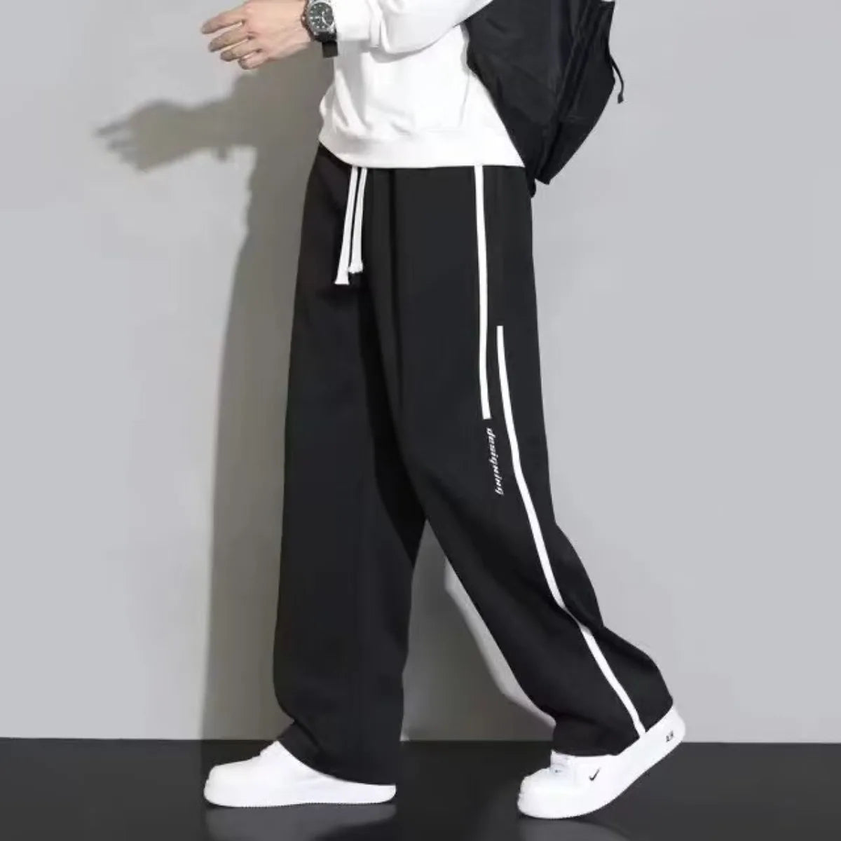 Baggy Stripe Track Pants