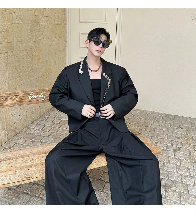 Statement Red Oversized Suit