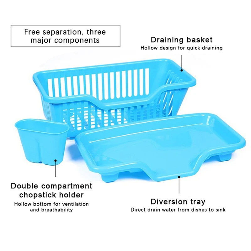 Modular Plastic Dish Drying Rack