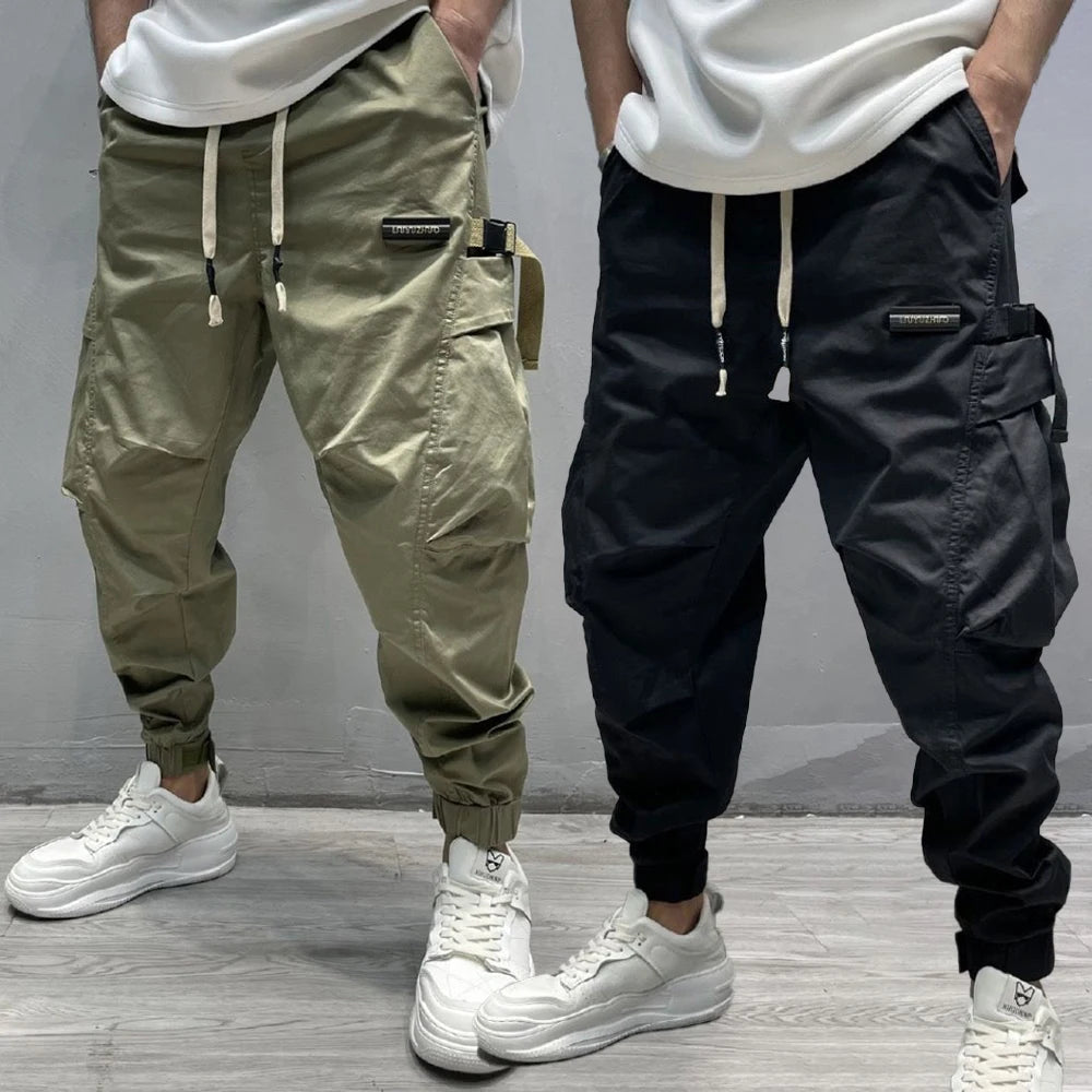Nylon Tactical Cargo Joggers