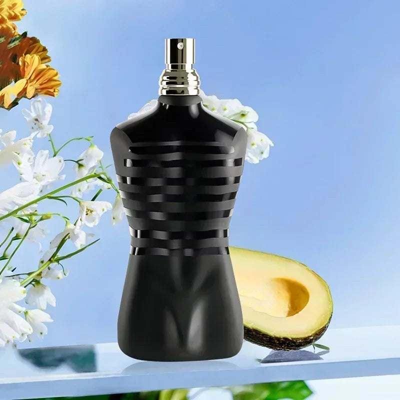 Iconic Sculptural Men's Fragrance Bottle (Navy/Black)