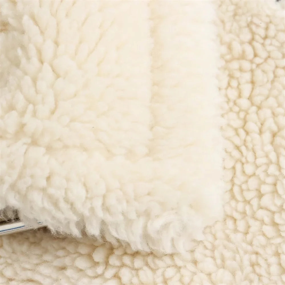 Cropped Teddy Fleece Bomber