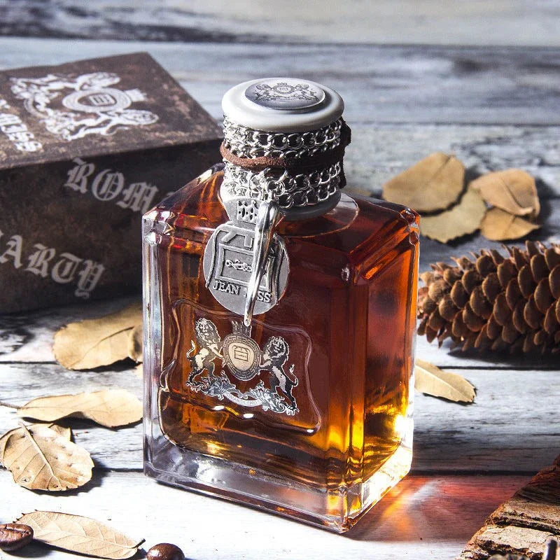 Ornate Amber Eau de Parfum Bottle (Royal/Vintage Style)