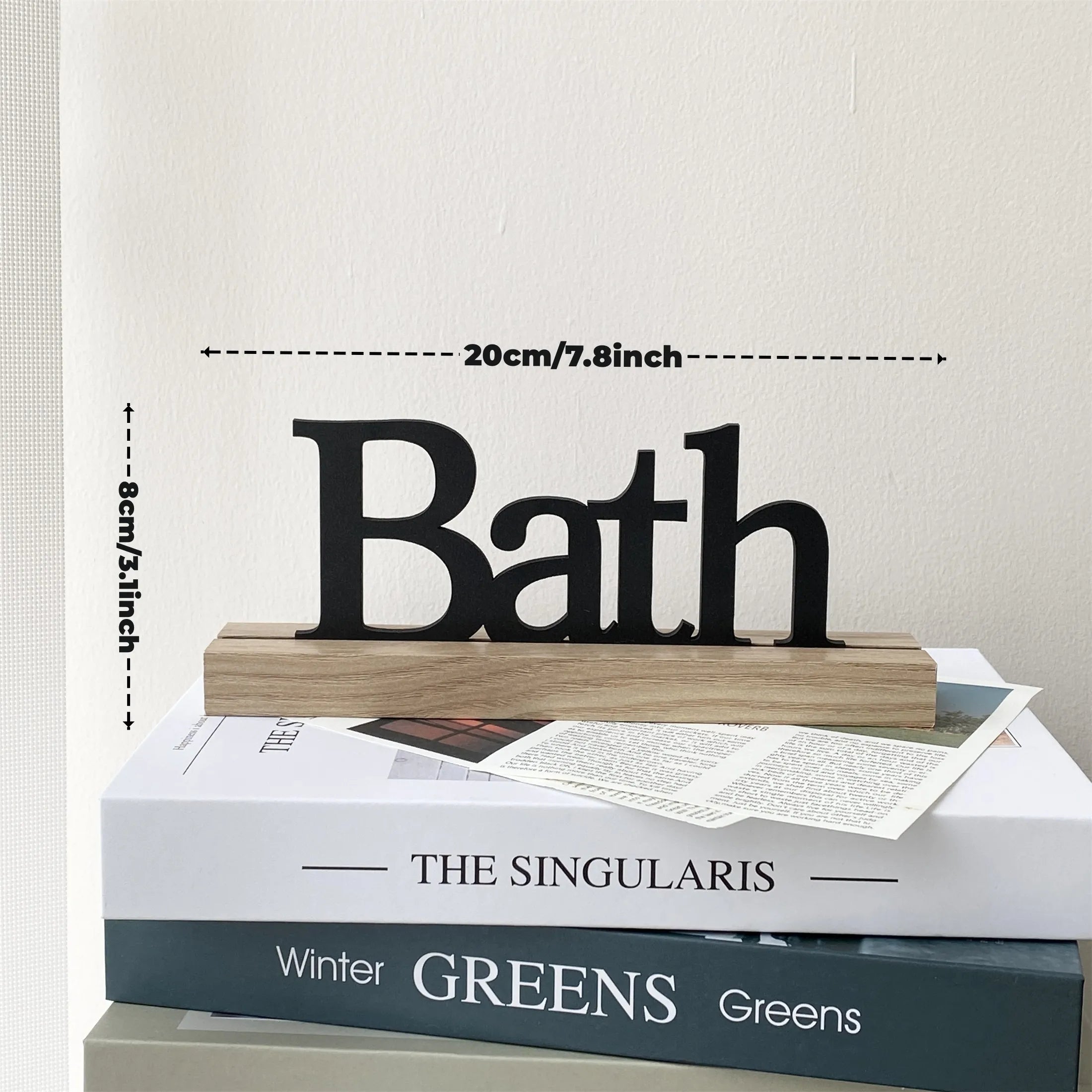 Modern Farmhouse 'BATH' Sign