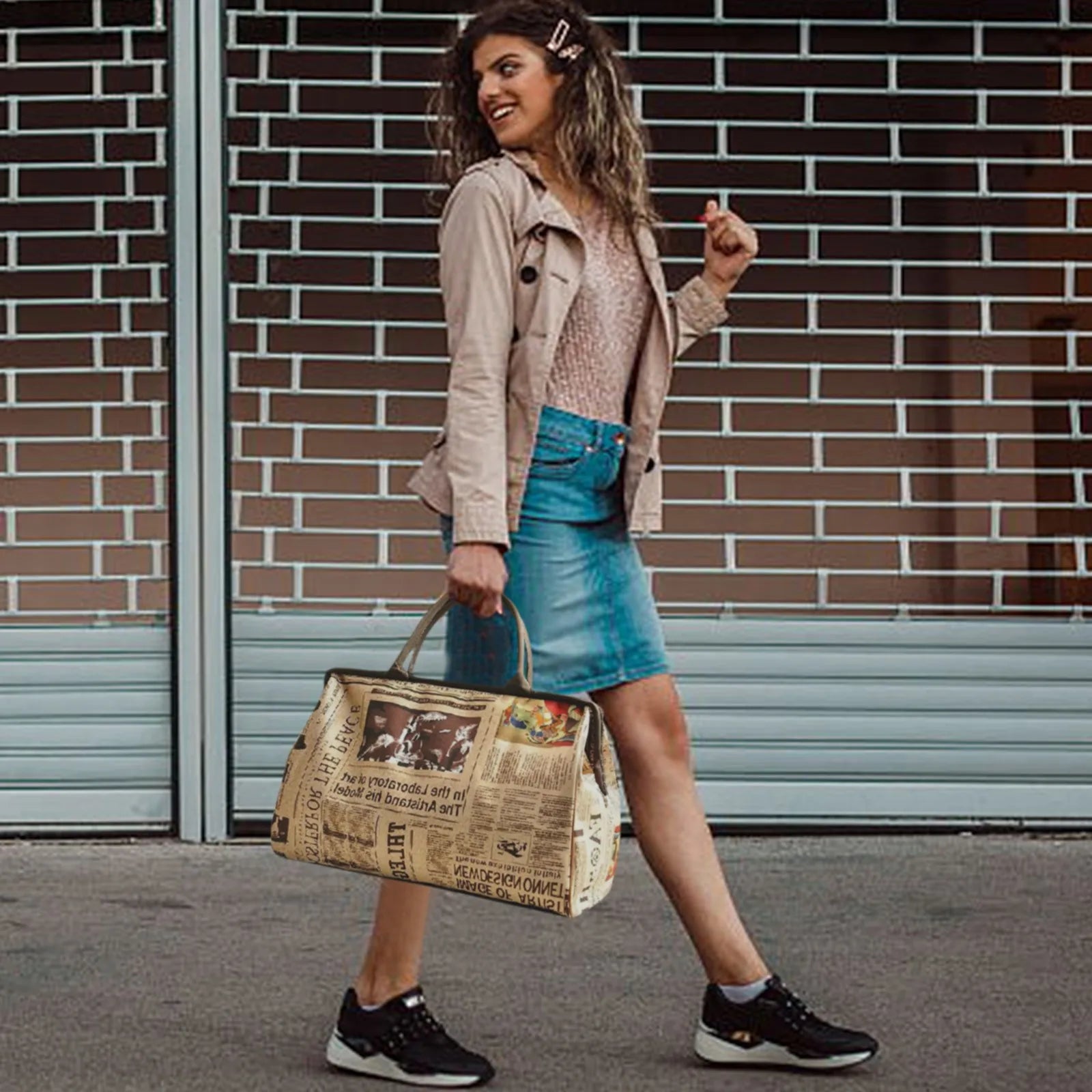 Dark Gray Slim Fit Cargo Joggers