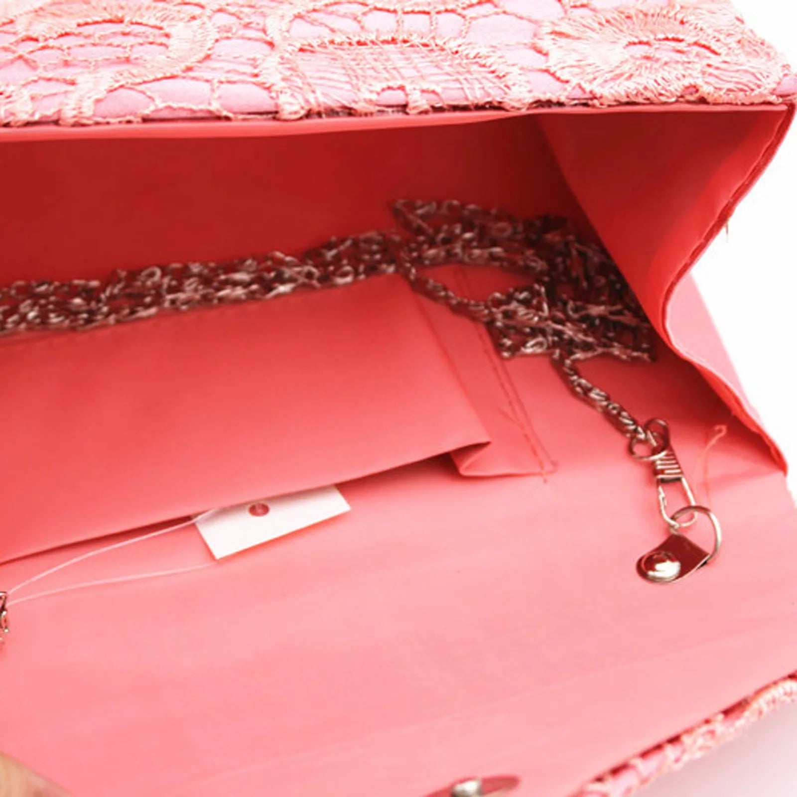 Elegant Black Lace Evening Clutch