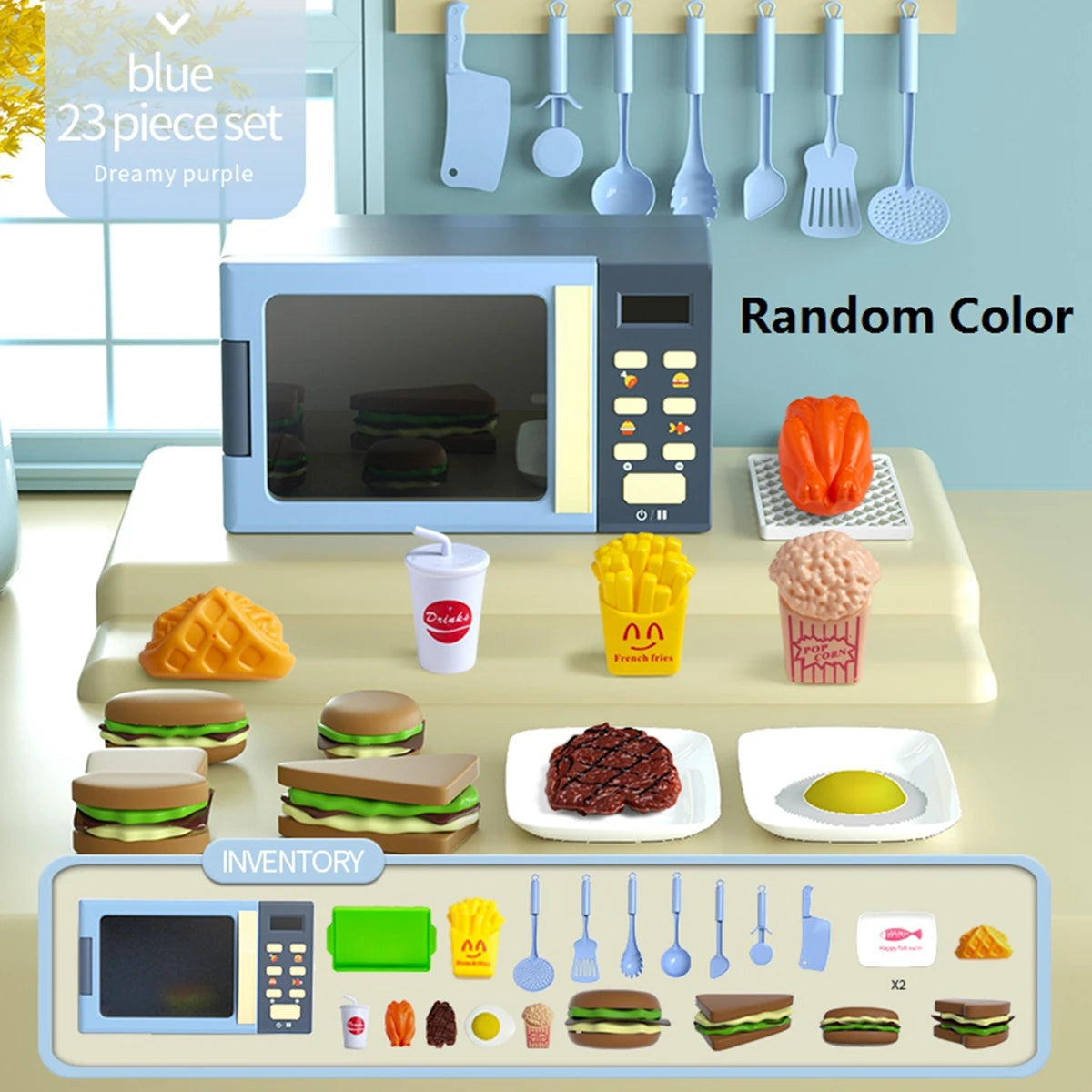 Electronic Microwave Oven & Comprehensive Food Set