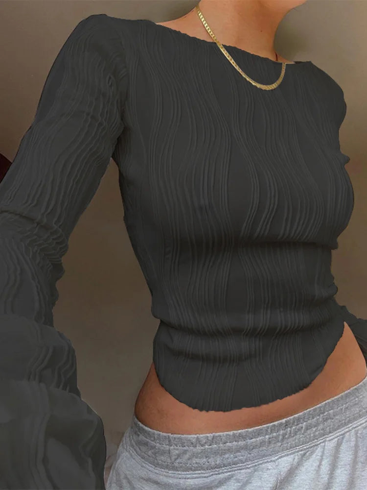 Woman Fashion Casual Ruched