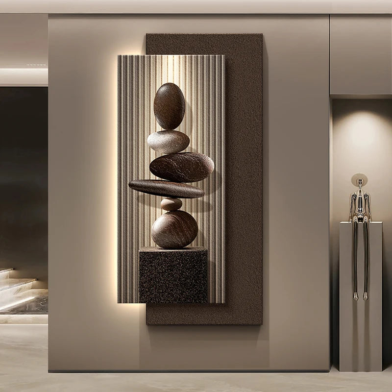 Modern Abstract LED Ribbon Chandelier