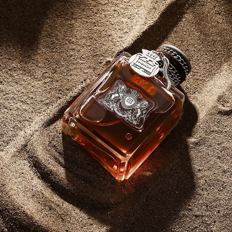 Ornate Amber Eau de Parfum Bottle (Royal/Vintage Style)