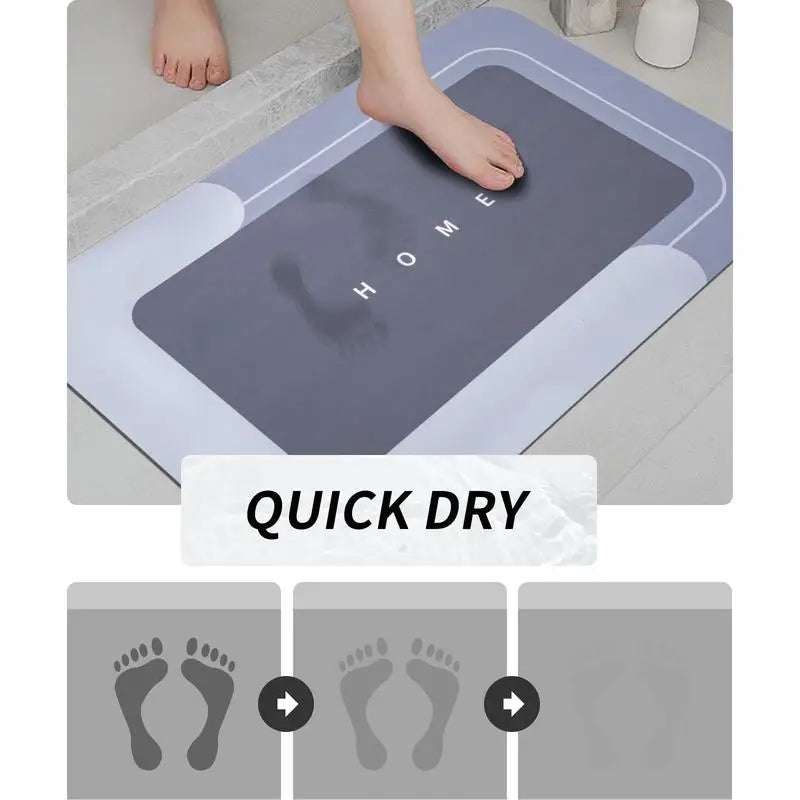 Geometric Bath Mat Set