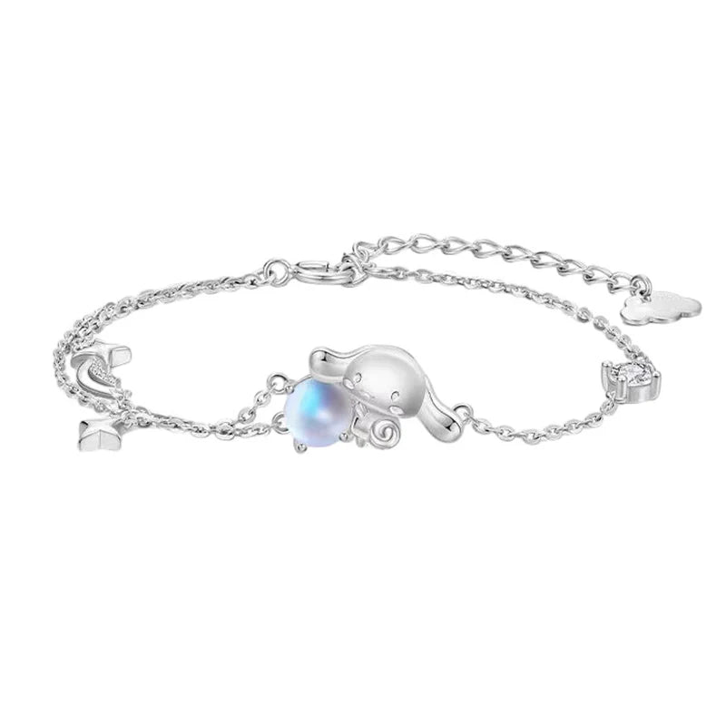 Dainty Silver Cinnamoroll Meteor Bracelet