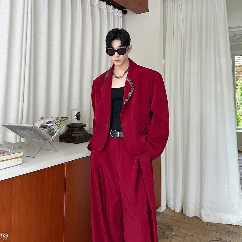 Statement Red Oversized Suit
