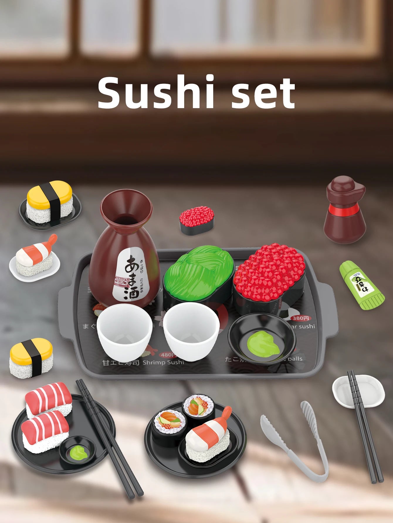 Deluxe Pretend Play Pizza & Meal Set