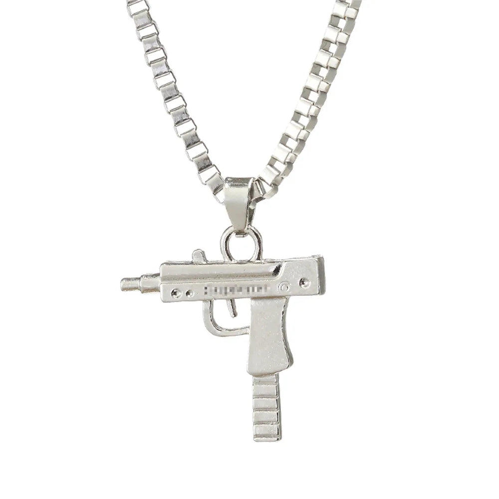 ﻿ Detailed Firearm Pendant Chain