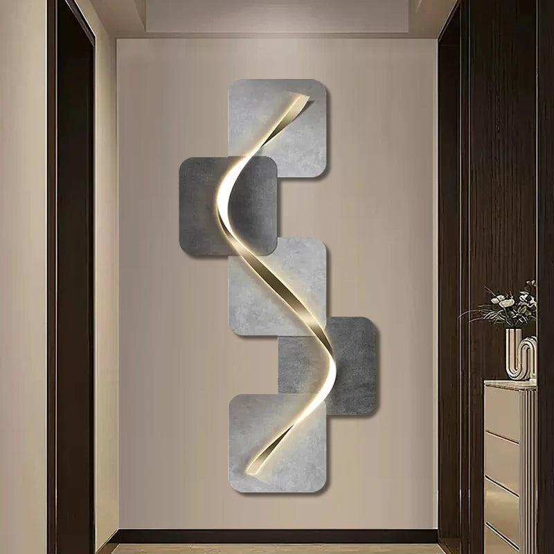 Luxury Abstract LED Wall Sconce