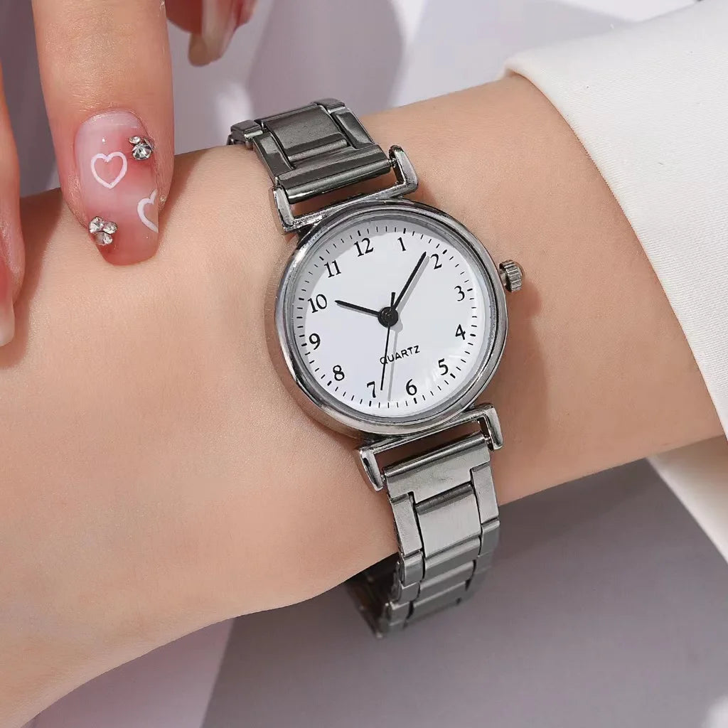 Everyday Silver Link Band Analog Watch