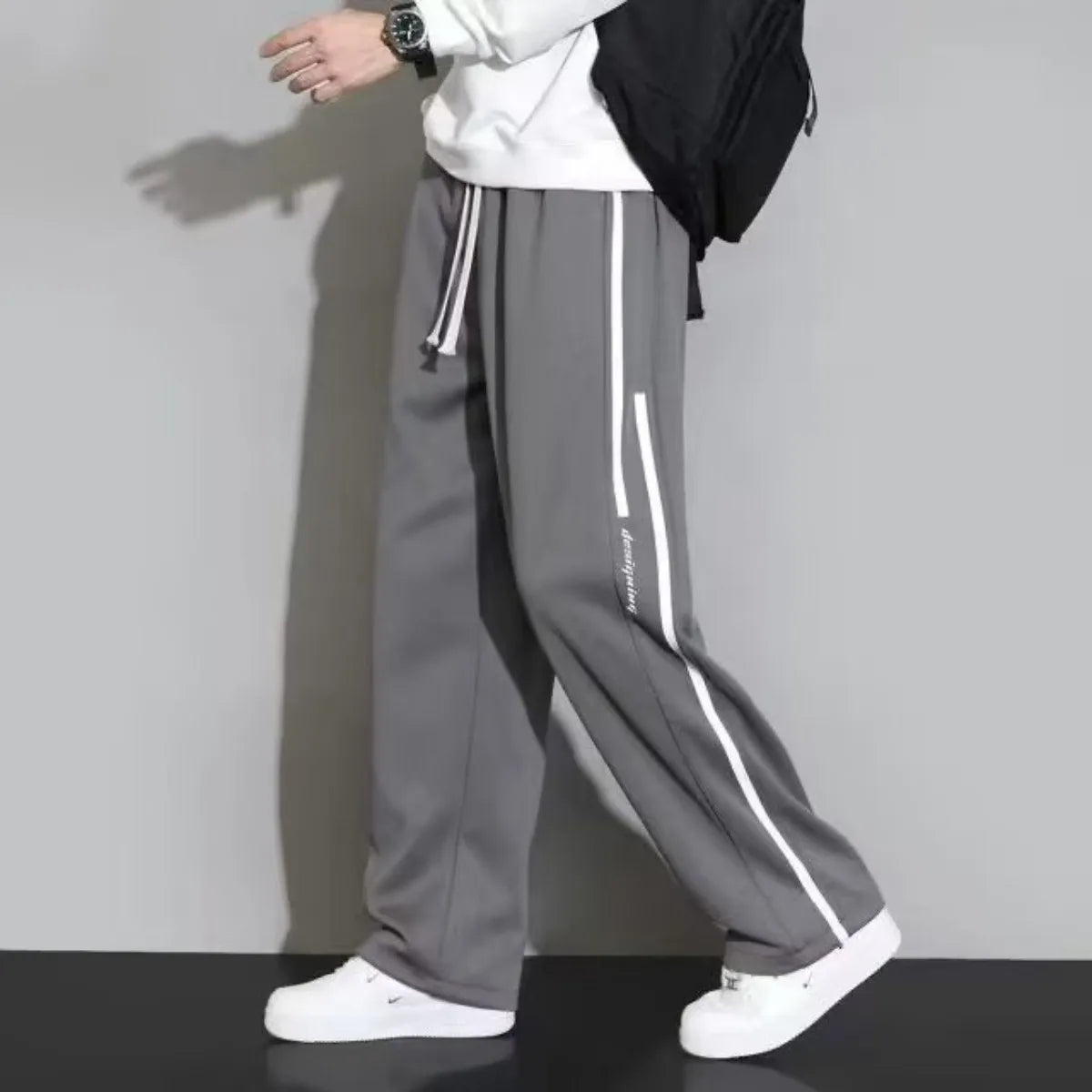 Baggy Stripe Track Pants
