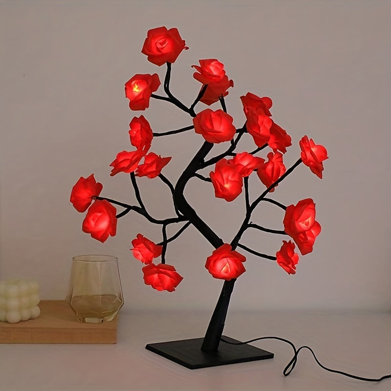 LED Rose Flower Tree Lamp Product Details