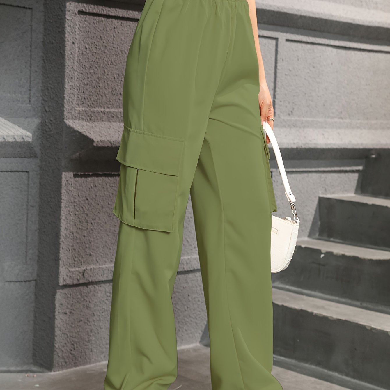 Straight Leg Cargo Pants