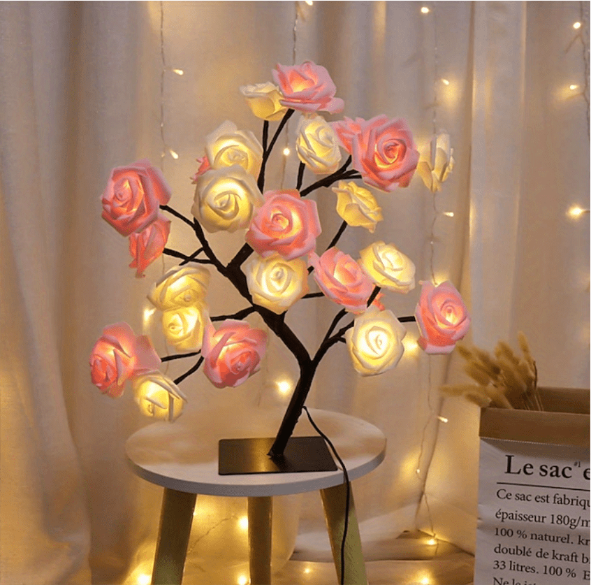 LED Rose Flower Tree Lamp Product Details