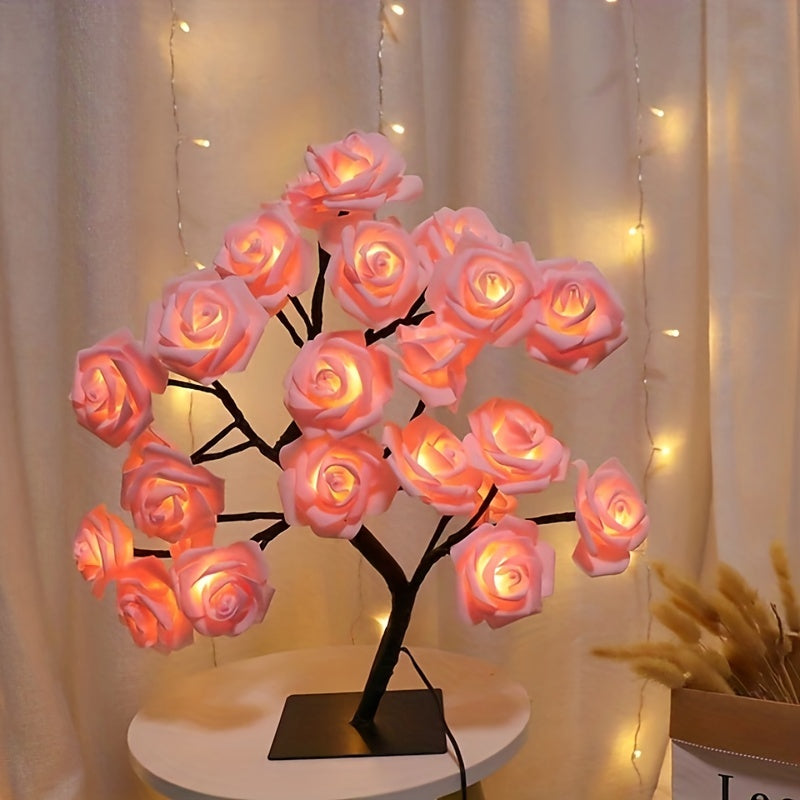 LED Rose Flower Tree Lamp Product Details
